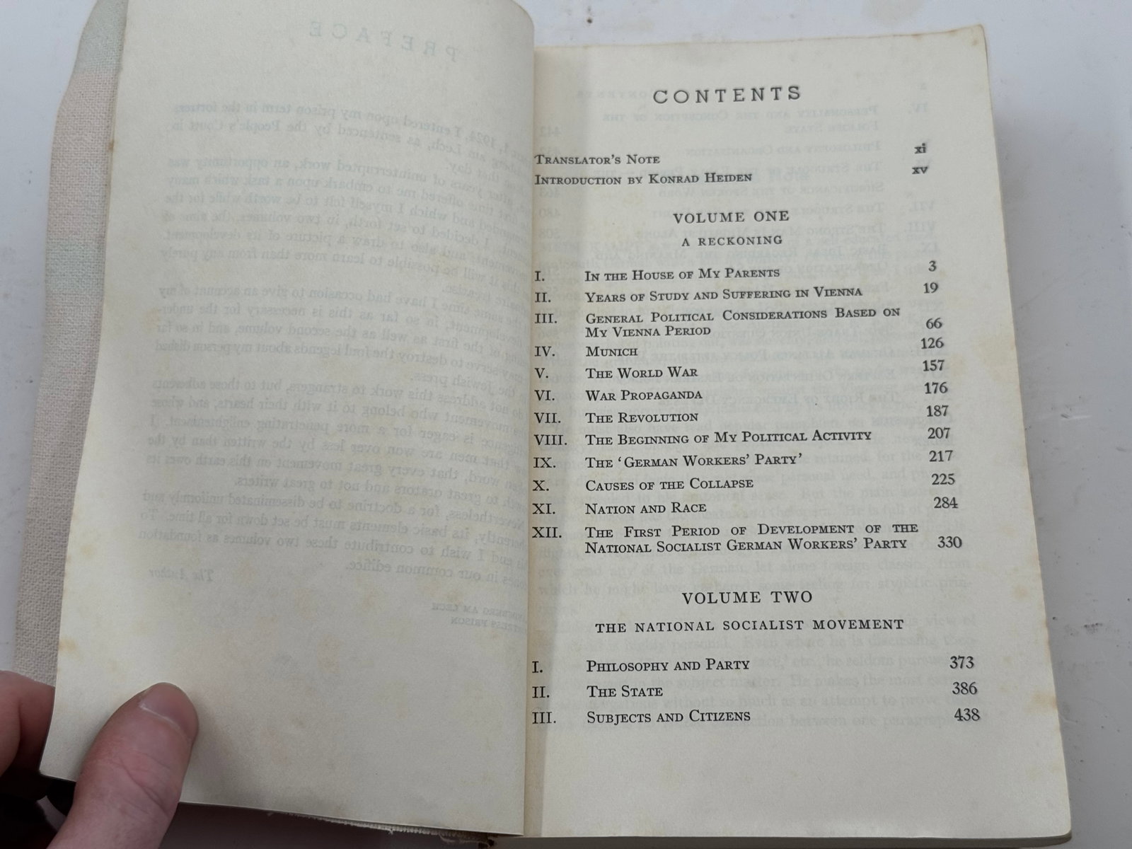 Mein Kampf by Adolf Hitler - H.M. Co. - Sentry 13 Edition Book - 7