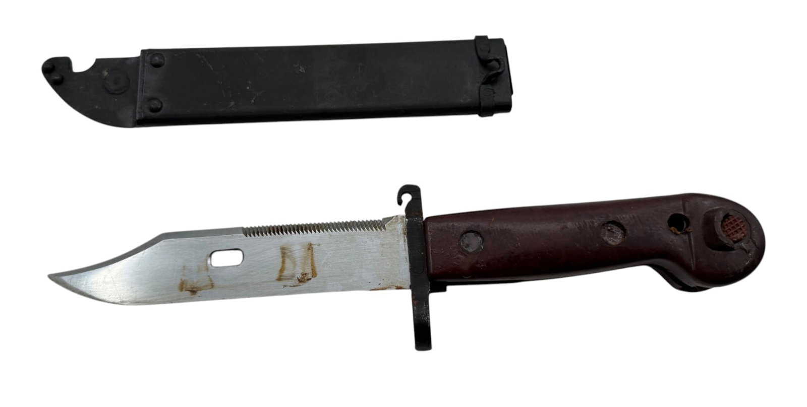Matching Romanian AKM Type 1 Bayonet & Scabbard - 4