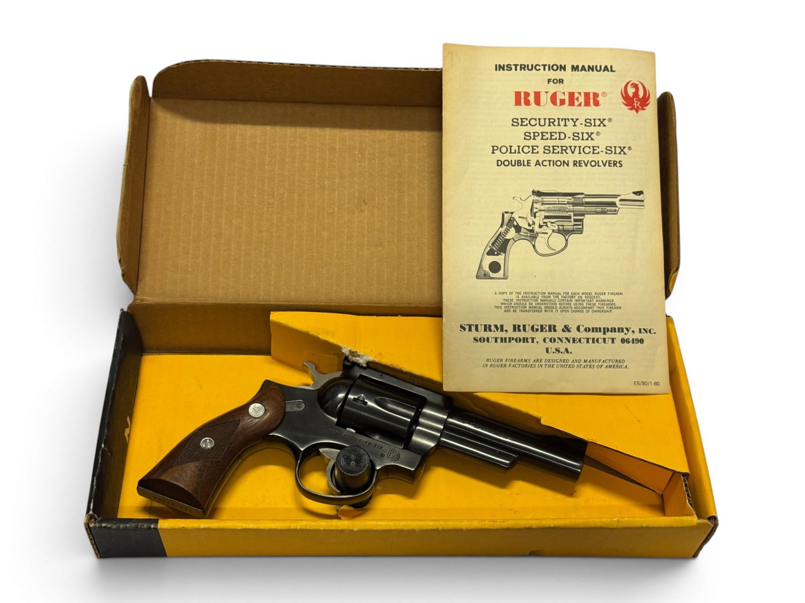 NIB 1981 Ruger Security-Six .357 MAG Revolver with Original Box - 2