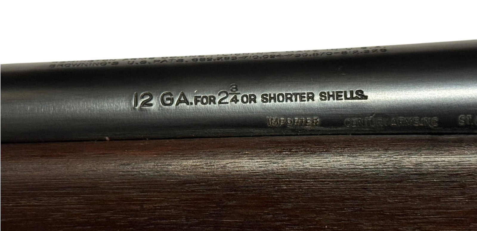Excellent WWII 1943 US Remington Model 11 "Military Finish" 12 GA. Shotgun w/ Inspector Stamp - 7