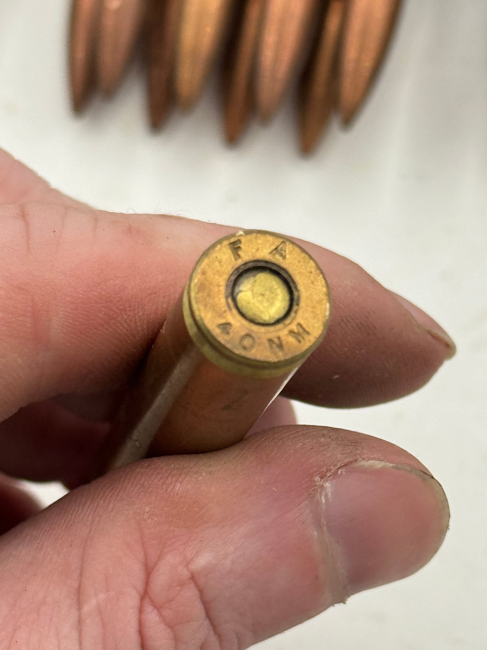 56rds. of .30-06 SPRG. WWII Dated Military Surplus Ammunition on Enbloc Clips - 4