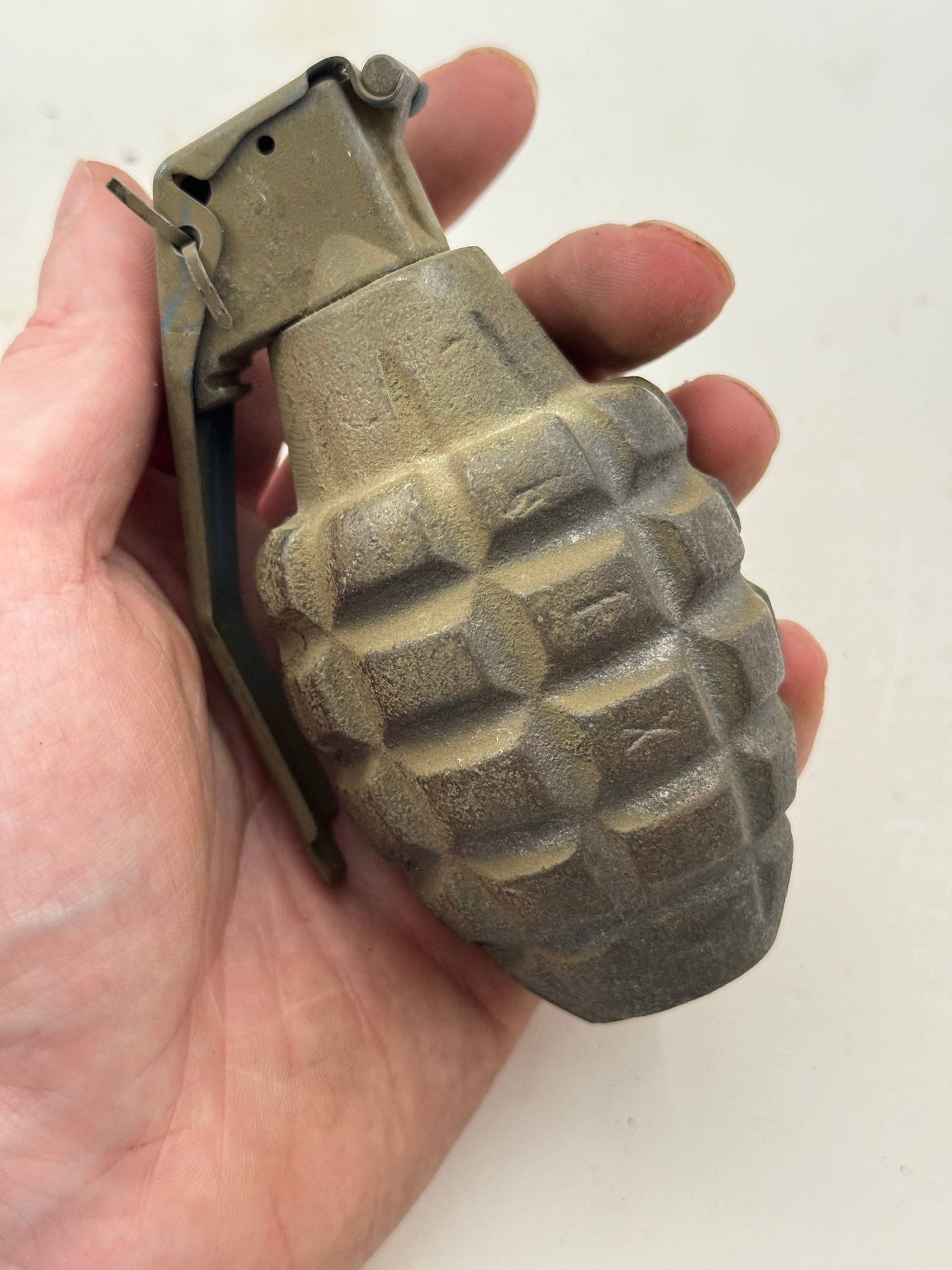 (1) Pineapple Grenade & (1) Lemon Grenade (Both real, both inert for training) - 3