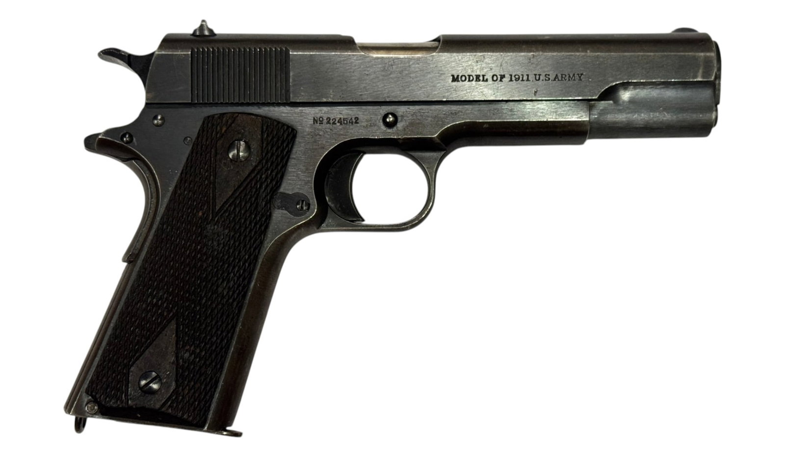 Excellent WWI 1918 Colt Model 1911 U.S. Army .45 ACP Semi-Automatic Pistol - 2
