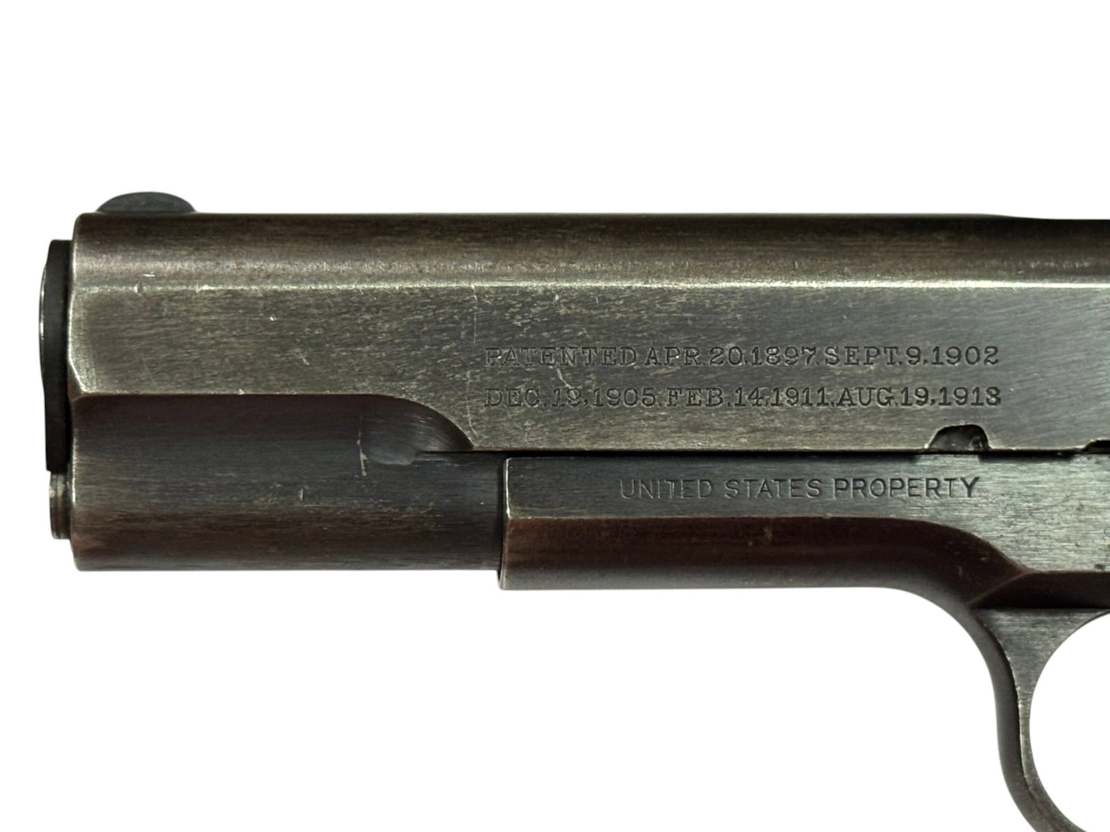 Excellent WWI 1918 Colt Model 1911 U.S. Army .45 ACP Semi-Automatic Pistol - 4