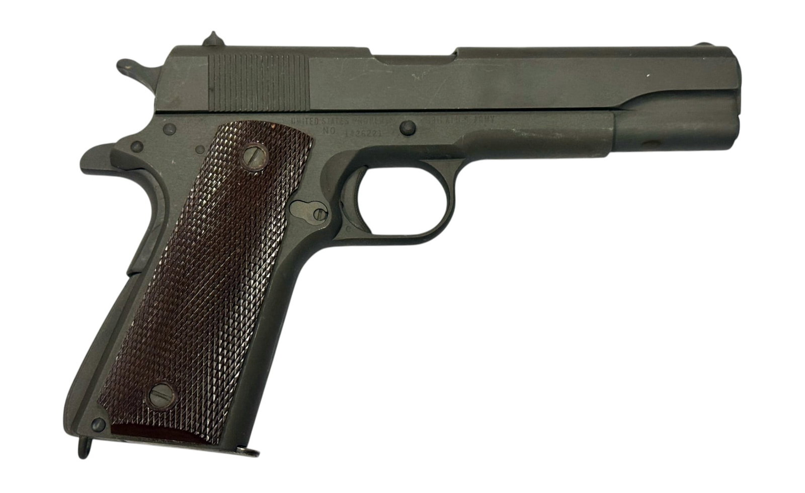 WWII 1943 Remington Rand Model 1911A1 U.S. Military .45 ACP Semi-Automatic Pistol - 2