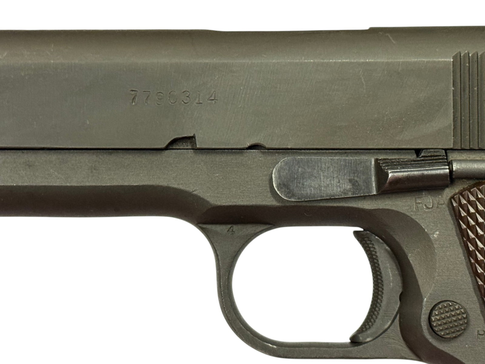 Excellent WWII 1944 Remington Rand / Colt Model 1911A1 U.S. Military .45 ACP Semi-Automatic Pistol - 5