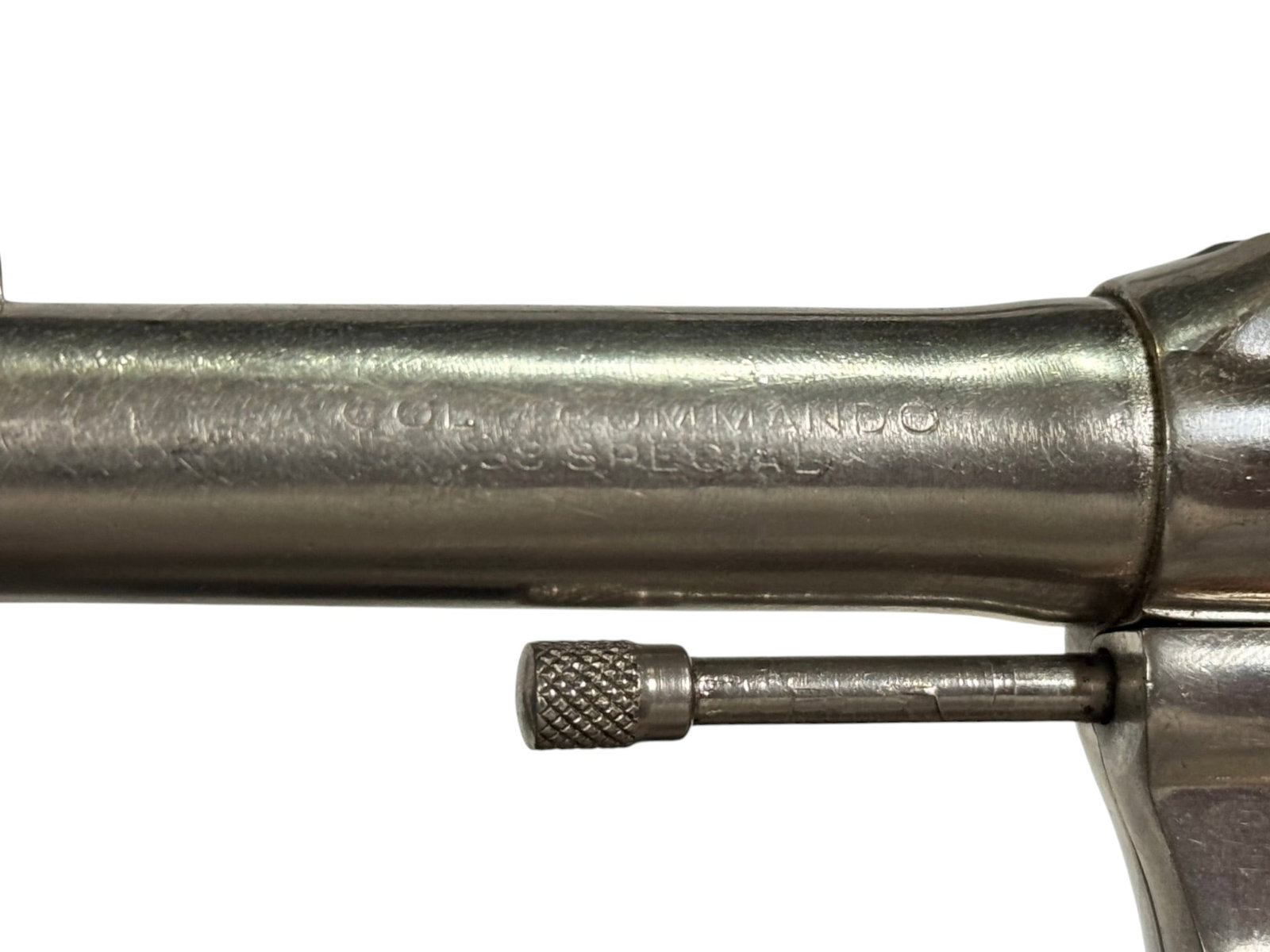 WWII 1943 US Colt Commando .38 SPECIAL Nickel Plated 4" Revolver - 3