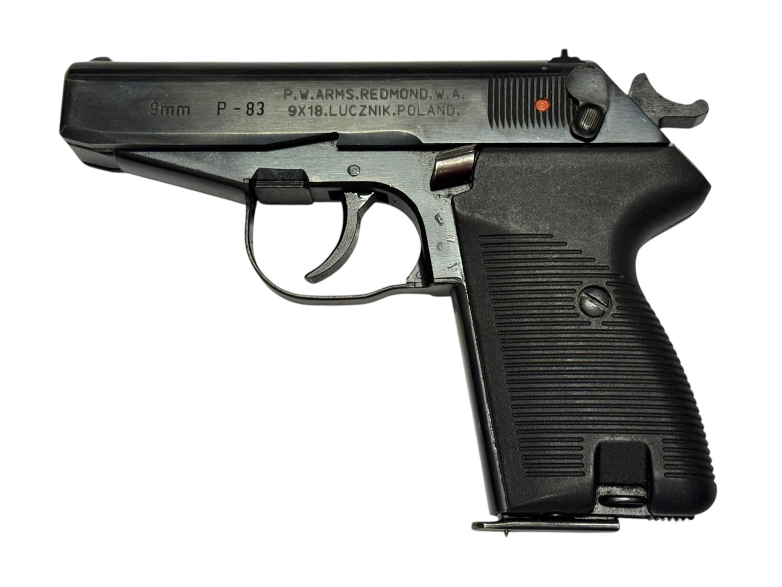 Excellent 1989 Polish Military FB Radom P-83 Wanad 9mm MAK Pistol w/ Holster & 2 Matching Mags - 4