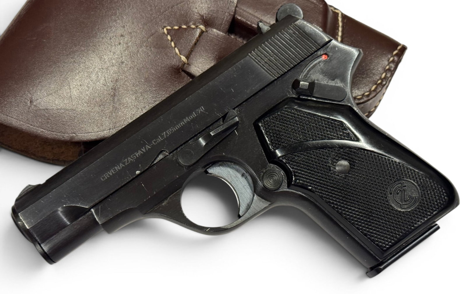 Excellent Yugo Zastava Model 70 (CZ M70) Semi-Automatic .32 ACP Pistol with Holster & 2 Magazines - 2