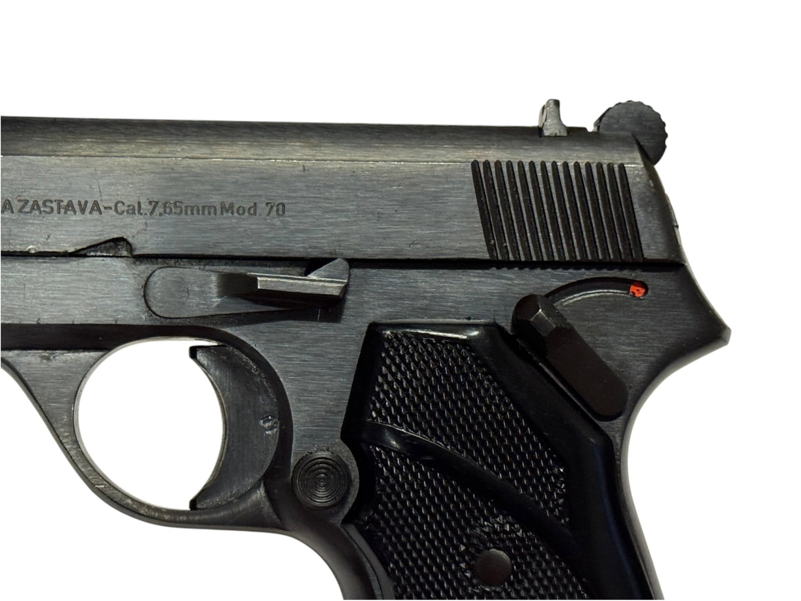 Excellent Yugo Zastava Model 70 (CZ M70) Semi-Automatic .32 ACP Pistol with Holster & 2 Magazines - 6