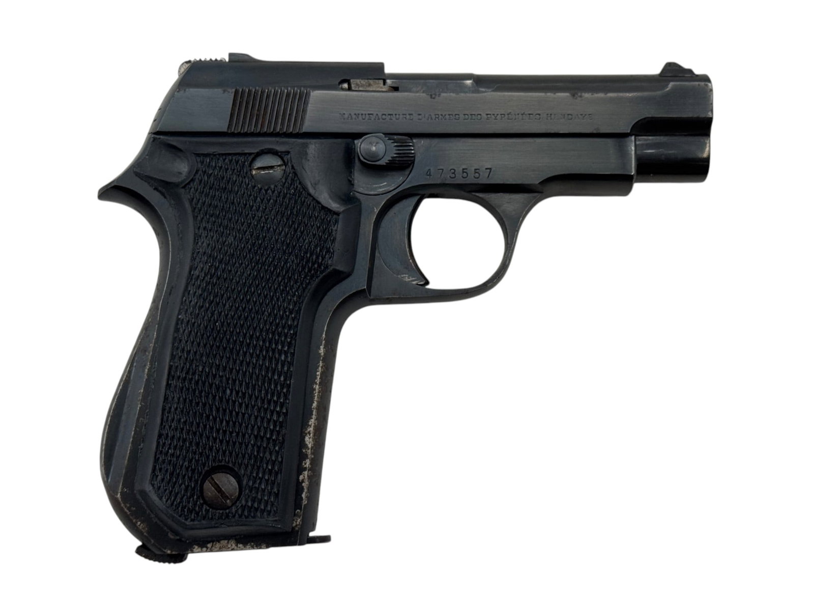 Scarce French Pyreenes "Unique" Model 52 .22 LR Semi-Automatic Pistol - 2