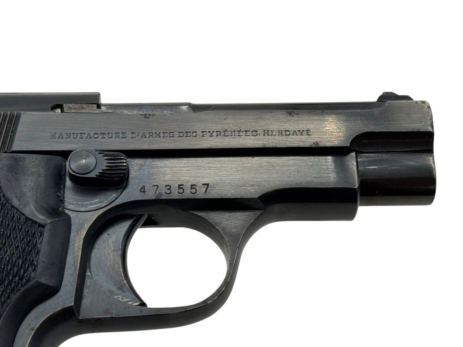 Scarce French Pyreenes "Unique" Model 52 .22 LR Semi-Automatic Pistol - 6
