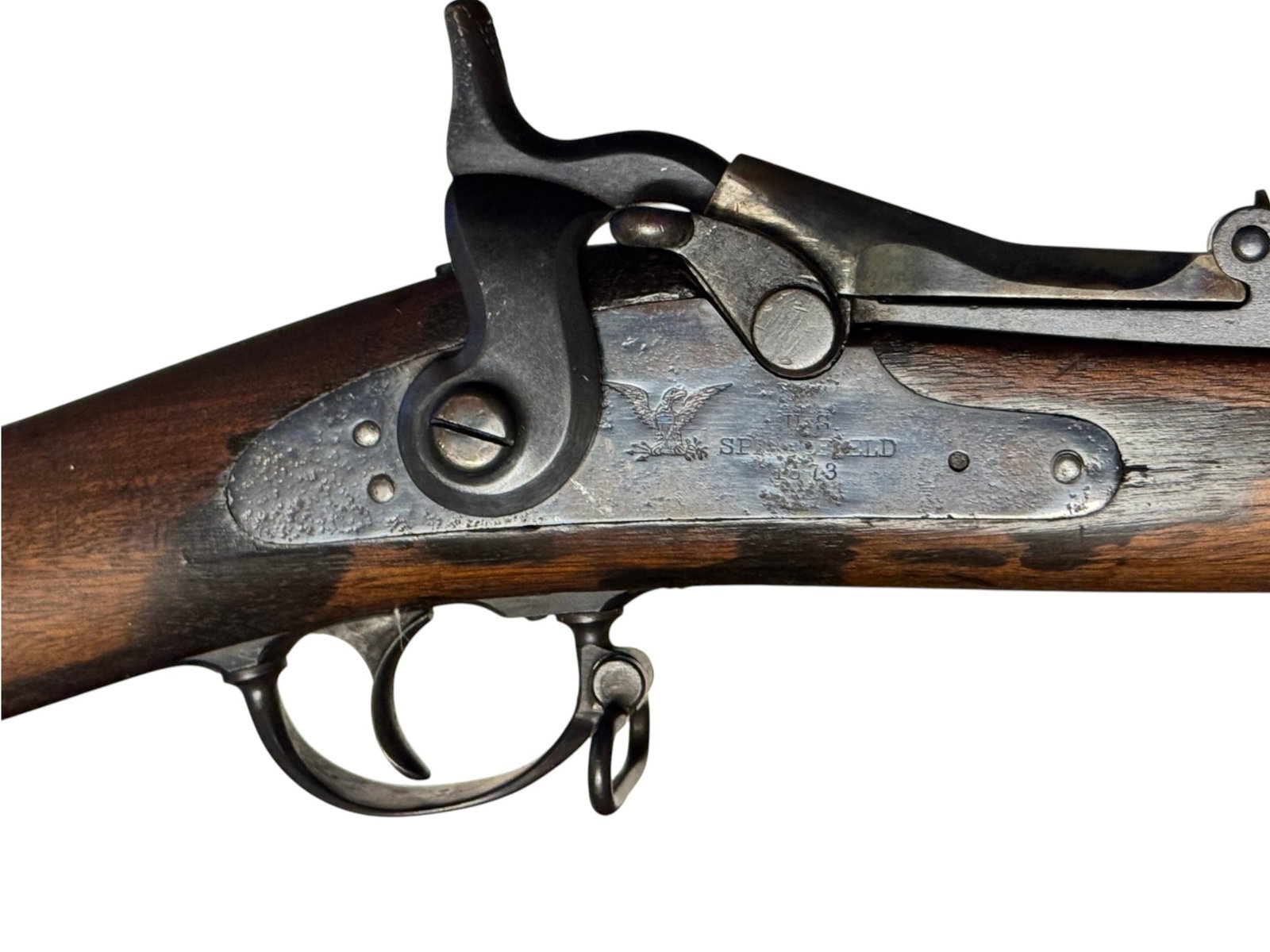 Antique 1873 Springfield Armory .45-70 GOVT. Trapdoor Carbine - 3