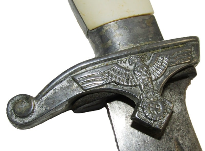 Rare & Original WWII German TENO Subordinate’s Enlisted Hewer w/ Matching Scabbard by Carl Eic - 11