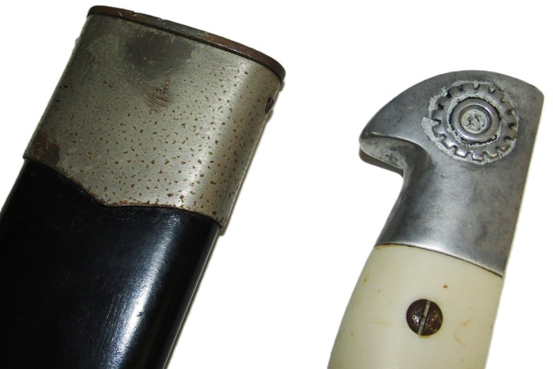 Rare & Original WWII German TENO Subordinate’s Enlisted Hewer w/ Matching Scabbard by Carl Eic - 17