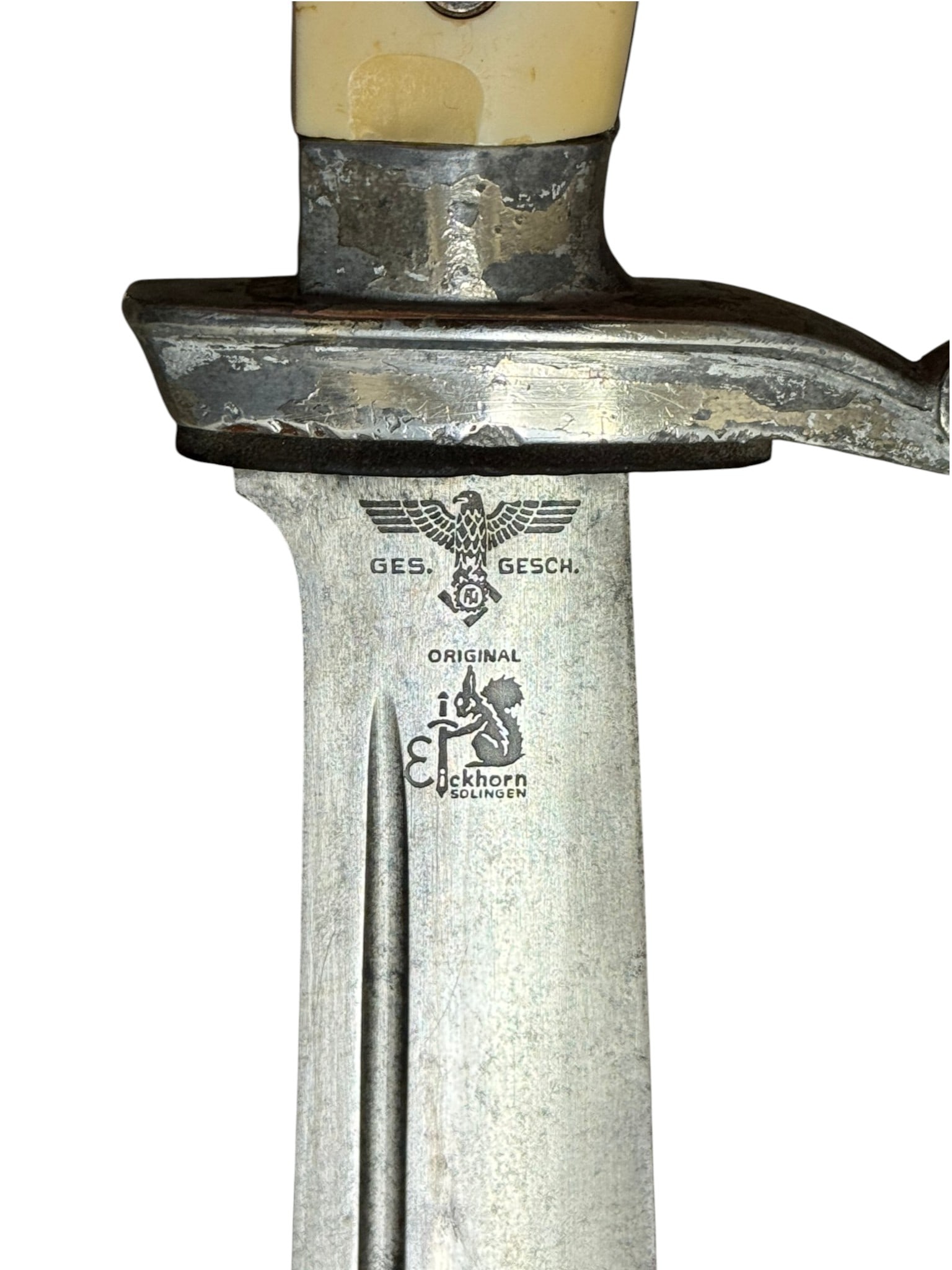 Rare & Original WWII German TENO Subordinate’s Enlisted Hewer w/ Matching Scabbard by Carl Eic - 4