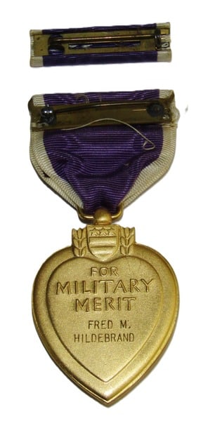 Interesting Named WWI Purple Heart Medal with Early “Fat” Case – Cpl. Fred M. Hild - 4