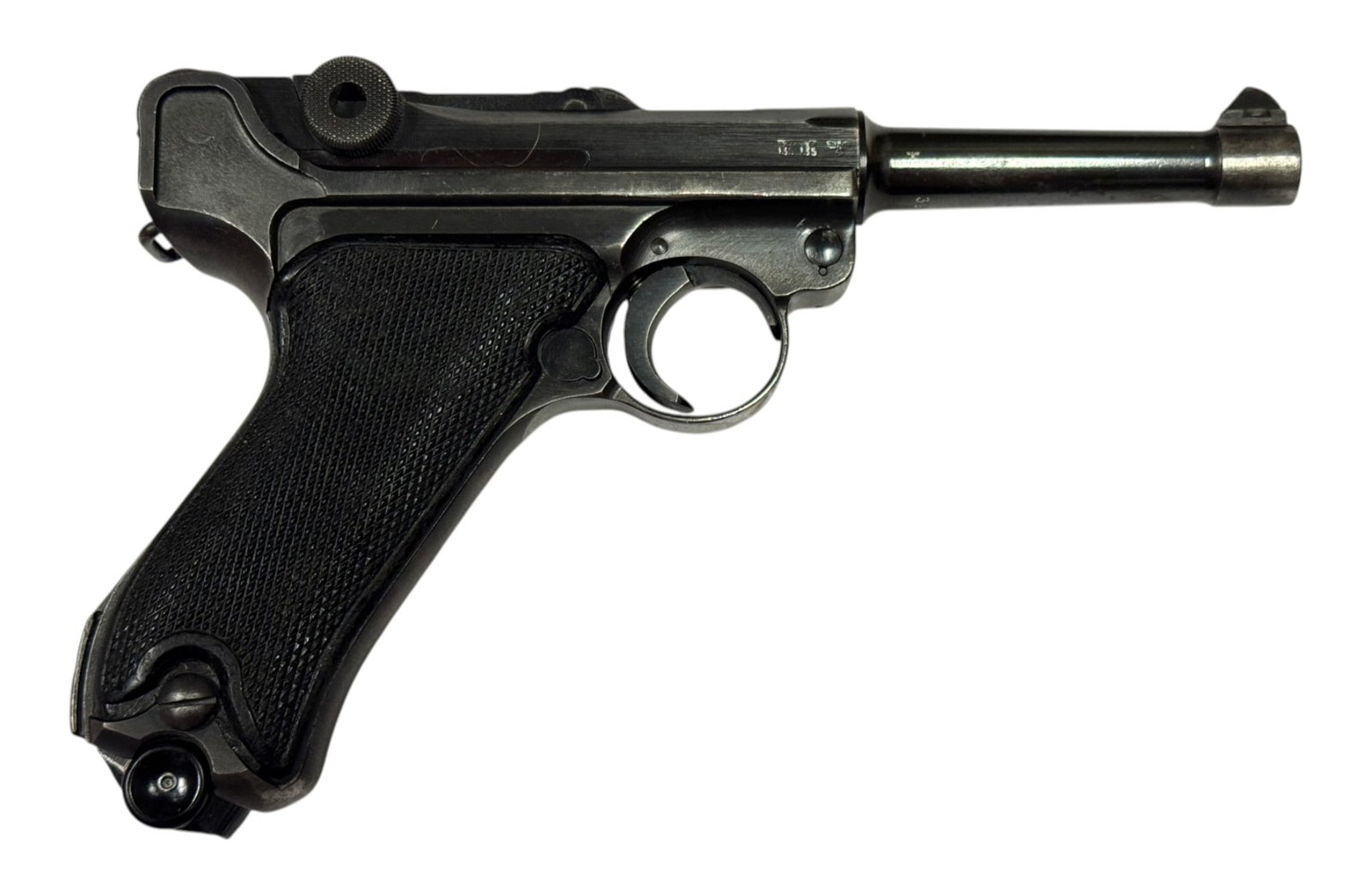 Rare Excellent All-Matching WWII 1942 Black Widow Portuguese Contract “byf 42” P08 9mm L - 2