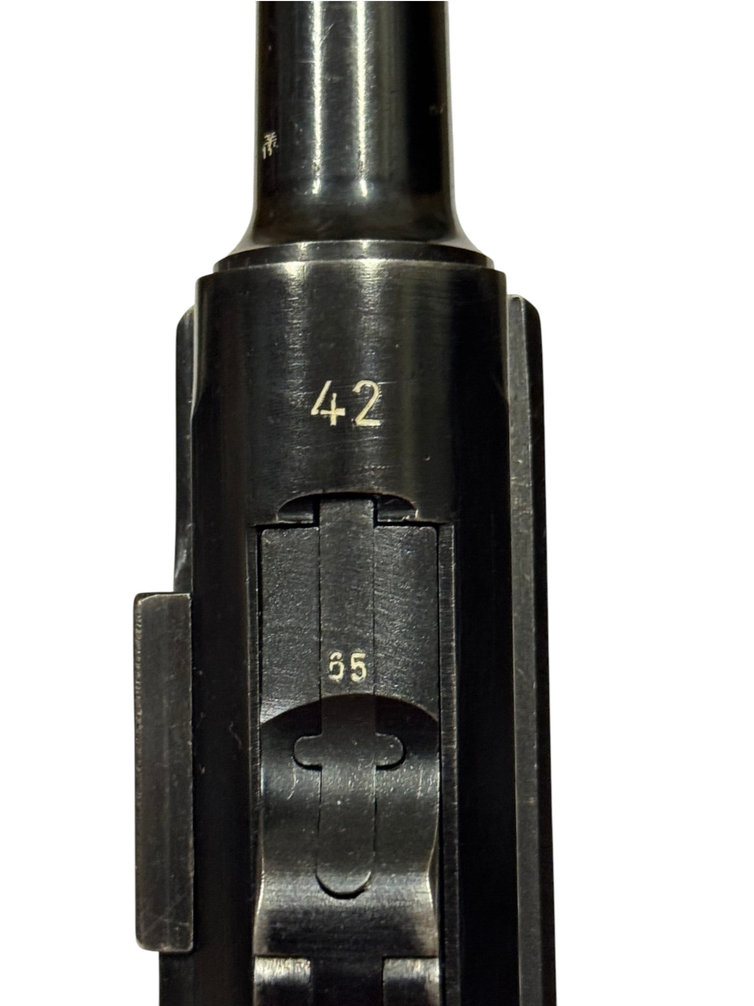 Rare Excellent All-Matching WWII 1942 Black Widow Portuguese Contract “byf 42” P08 9mm L - 6