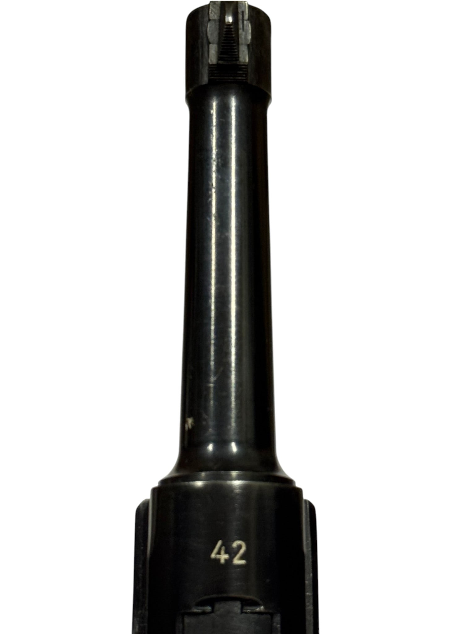 Rare Excellent All-Matching WWII 1942 Black Widow Portuguese Contract “byf 42” P08 9mm L - 7
