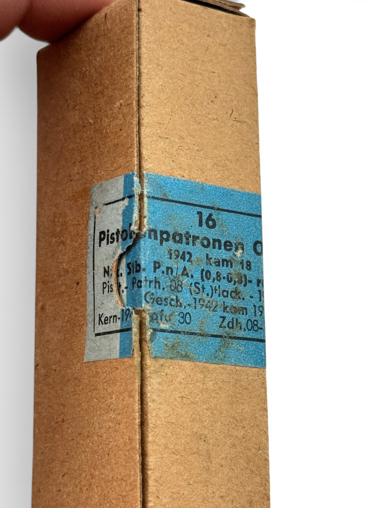 16rds. of Original German WWII 1942 9mm Luger Collectible Ammunition - 4