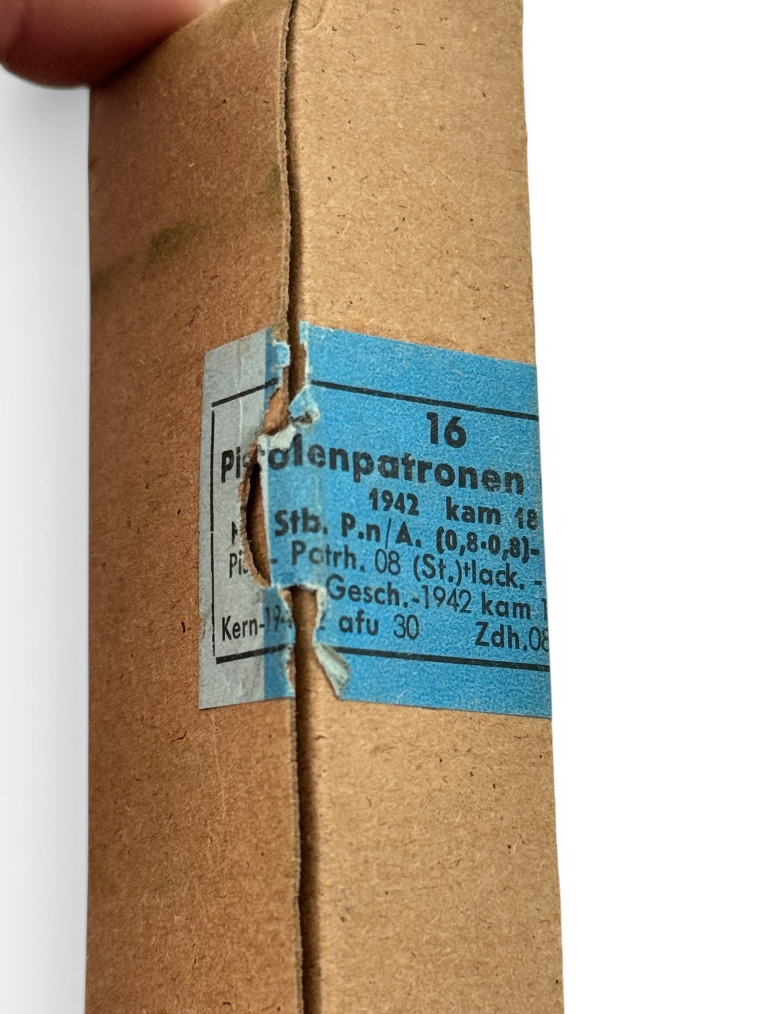 16rds. of Original German WWII 1942 9mm Luger Collectible Ammunition - 4
