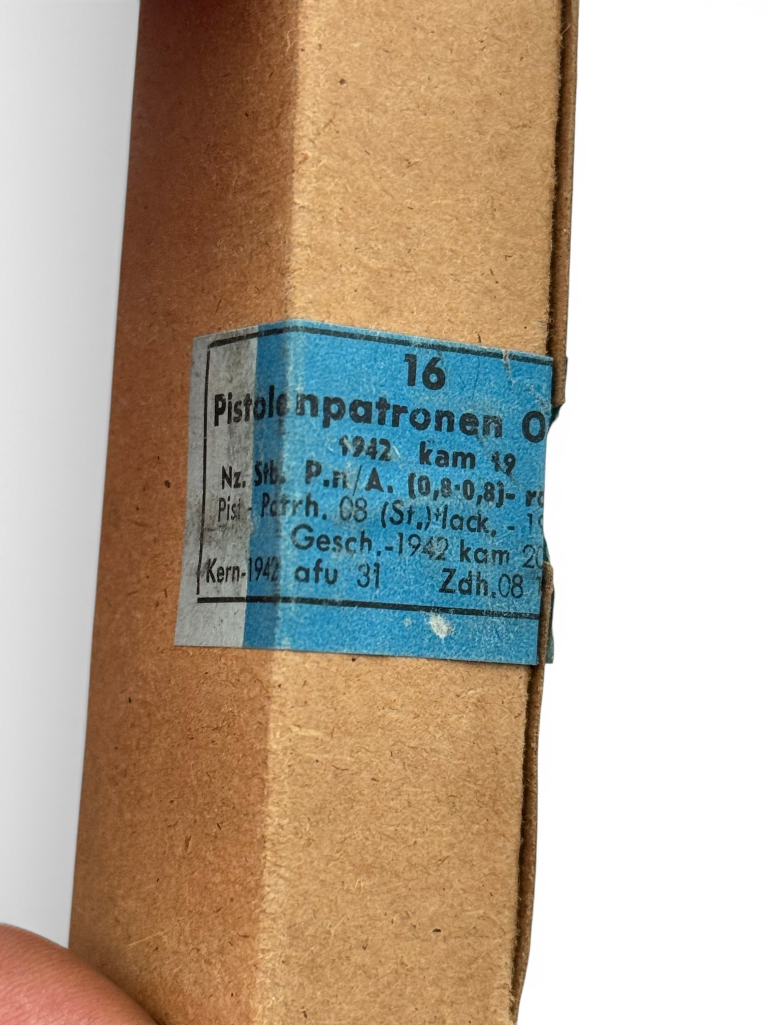 16rds. of Original German WWII 1942 9mm Luger Collectible Ammunition - 4