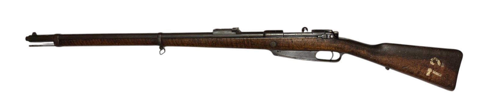 Antique 1890 Loewe Gewehr 88/05 (GEW 88) Ottoman Contract Rifle – Prussian Guard Unit Marked - 3