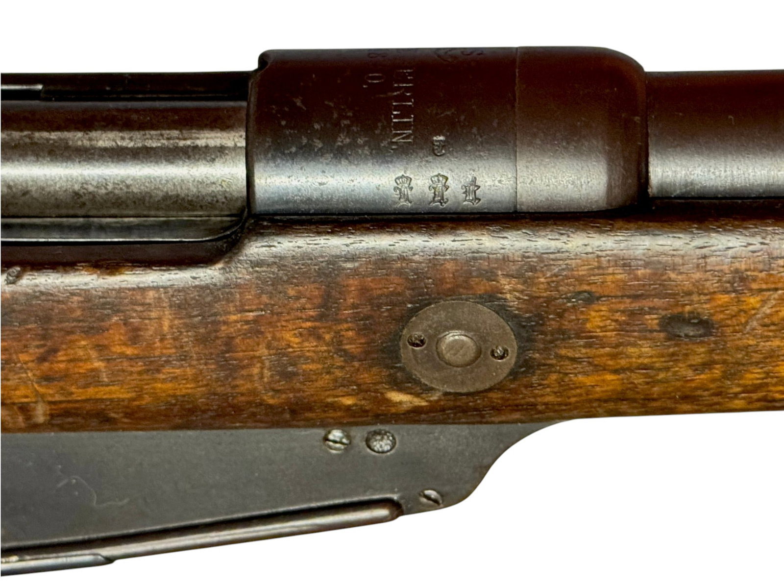 Antique 1890 Loewe Gewehr 88/05 (GEW 88) Ottoman Contract Rifle – Prussian Guard Unit Marked - 7