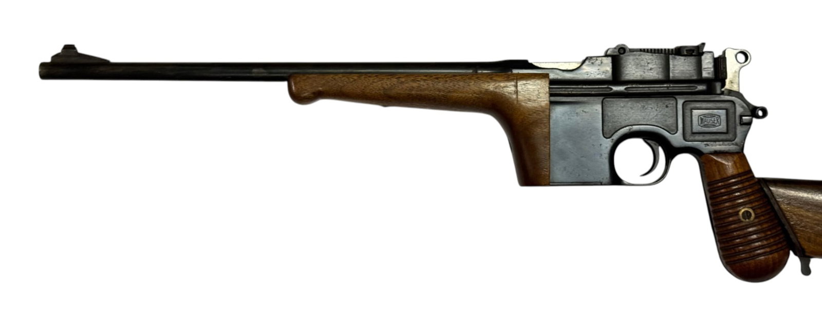Rare Mauser C96 M1930 Commercial “Broomhandle” Chinese Warlord 9mm 12” Carbine Con - 3