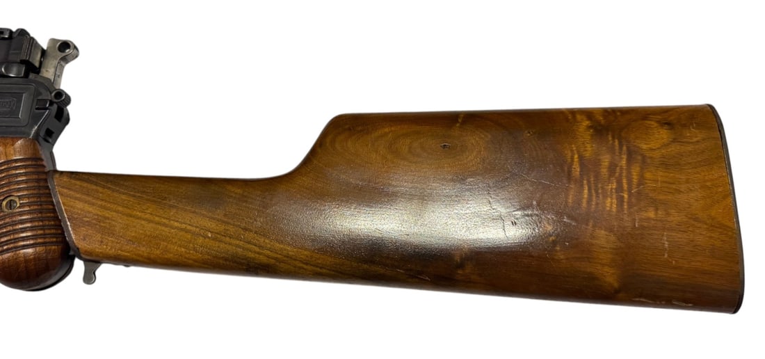 Rare Mauser C96 M1930 Commercial “Broomhandle” Chinese Warlord 9mm 12” Carbine Con - 7