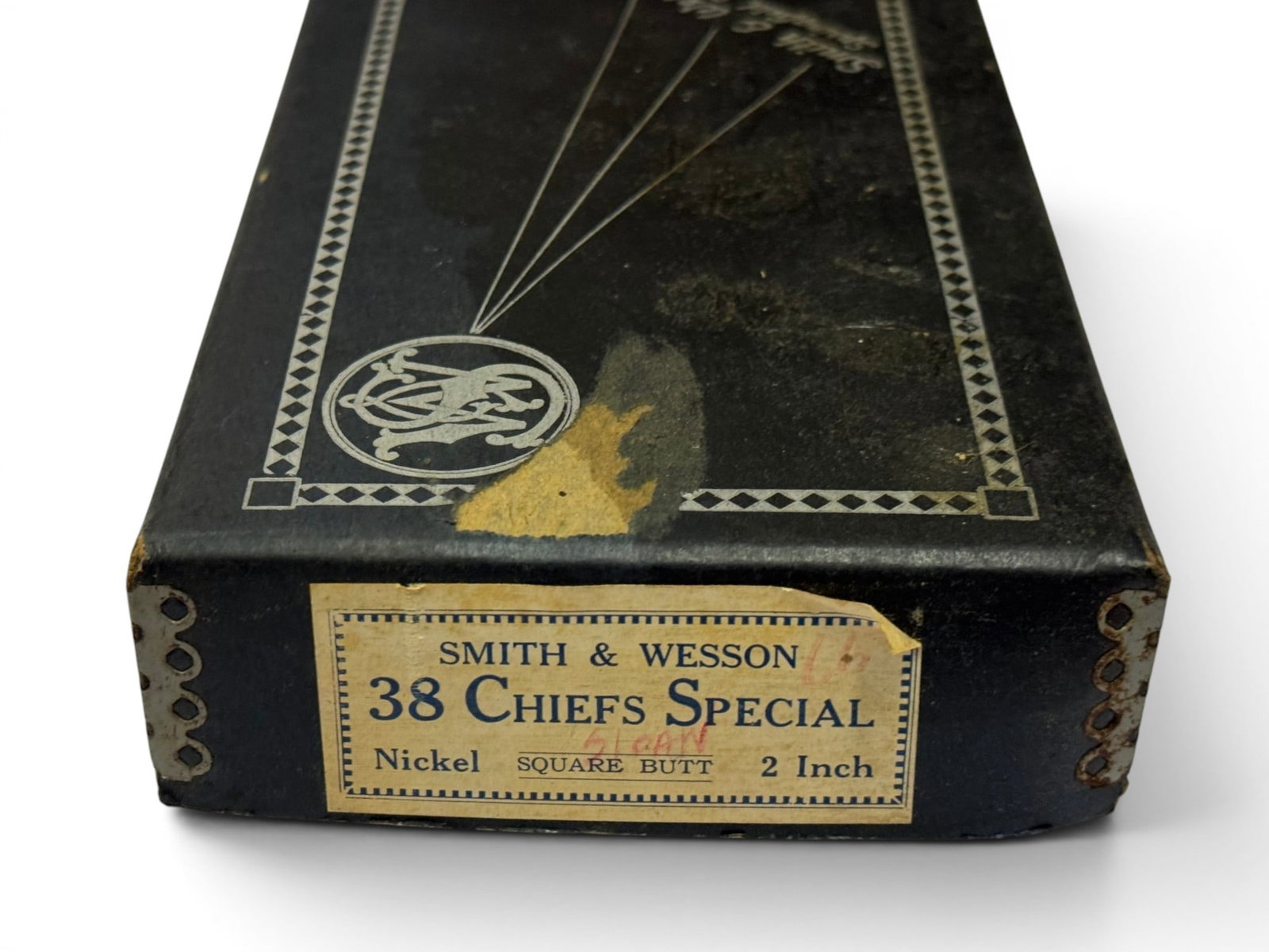 NIB Early 1956 Flat Latch Smith & Wesson Model 36 Chief Special .38 SPL Nickel 2 Inch Revolver - 4