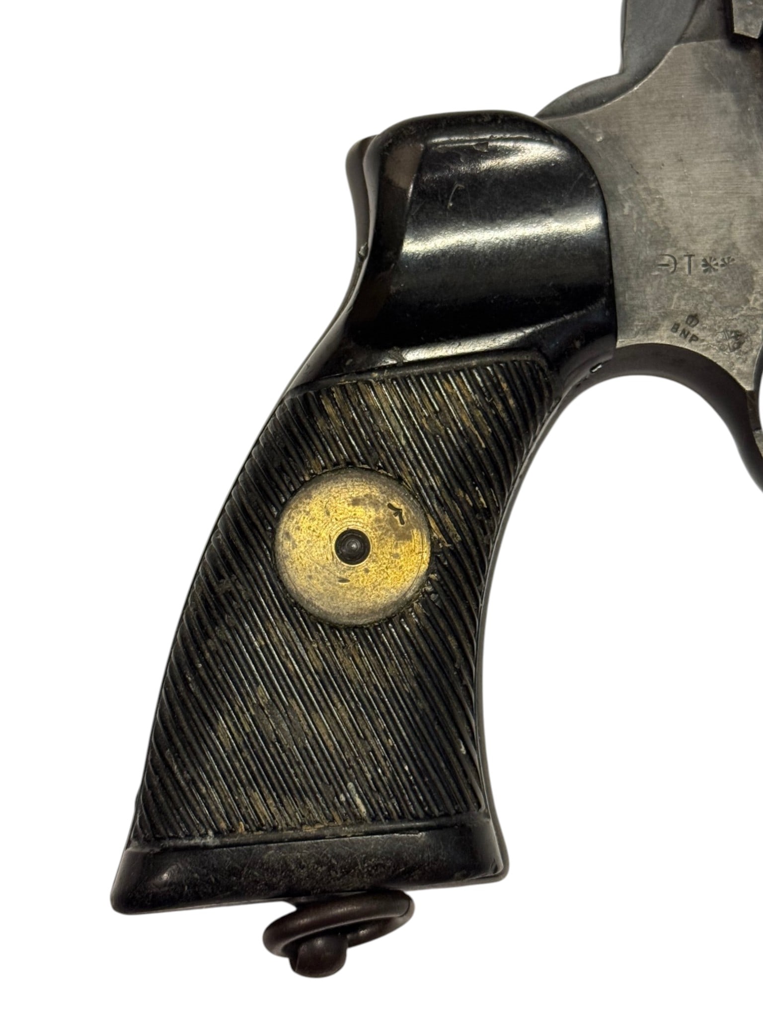Interesting Singapore Police-Issued WWII Enfield No. 2 Mk. 1** .38 S&W Tanker Revolver  - 6