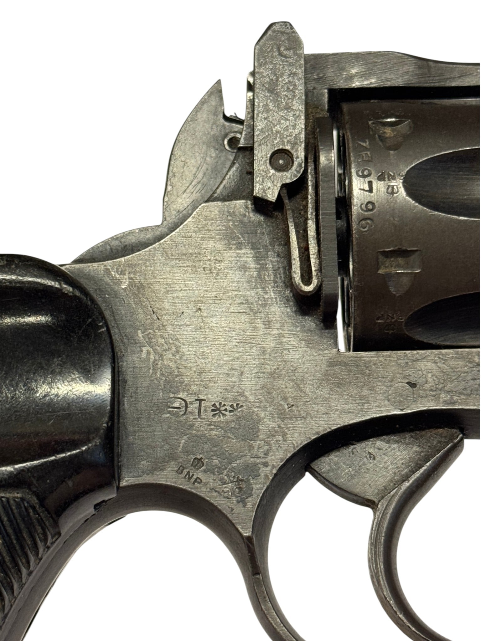 Interesting Singapore Police-Issued WWII Enfield No. 2 Mk. 1** .38 S&W Tanker Revolver  - 7