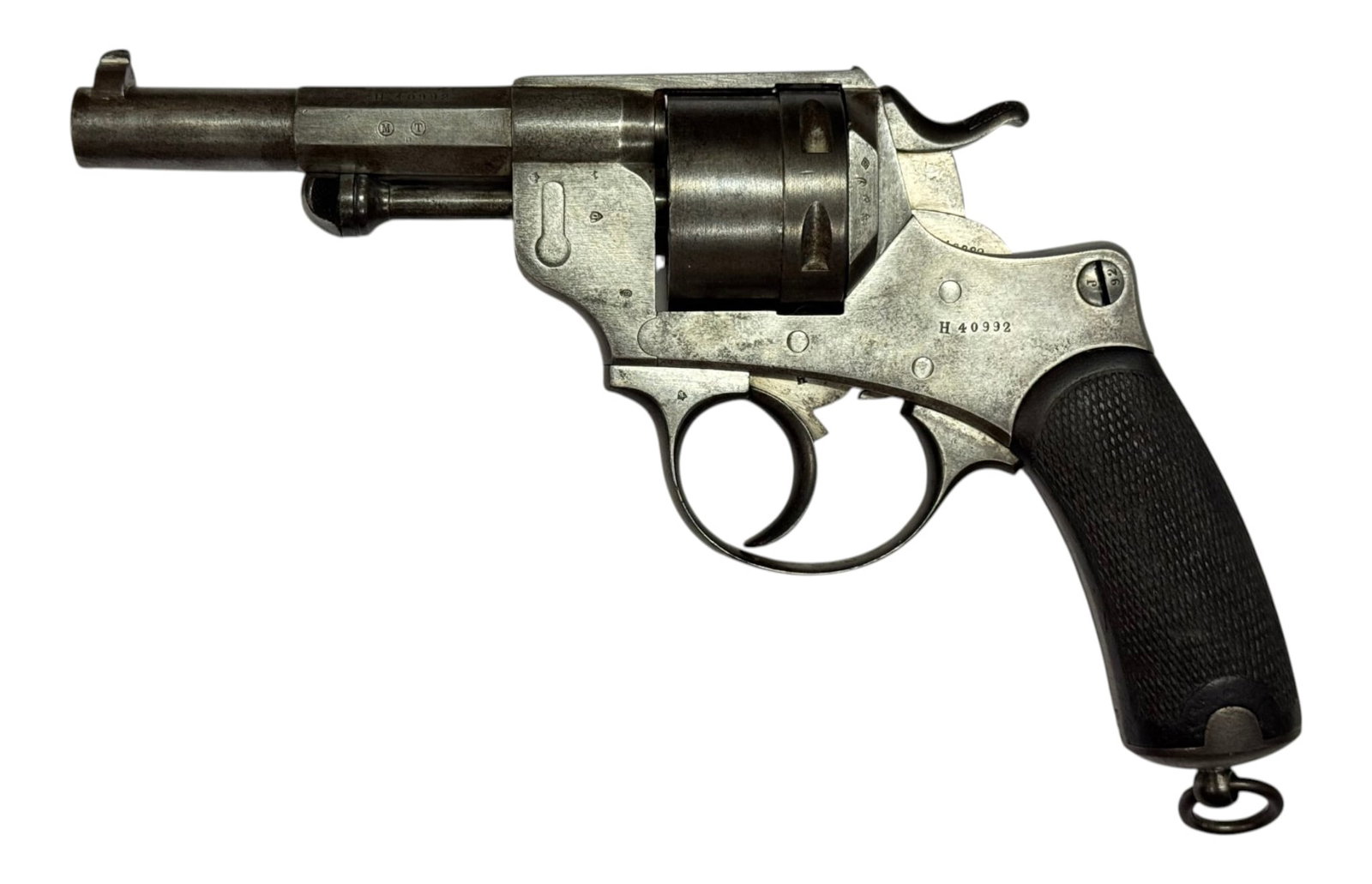 Excellent Antique 1881 St. Etienne Model 1873 11mm FRENCH Revolver - 2