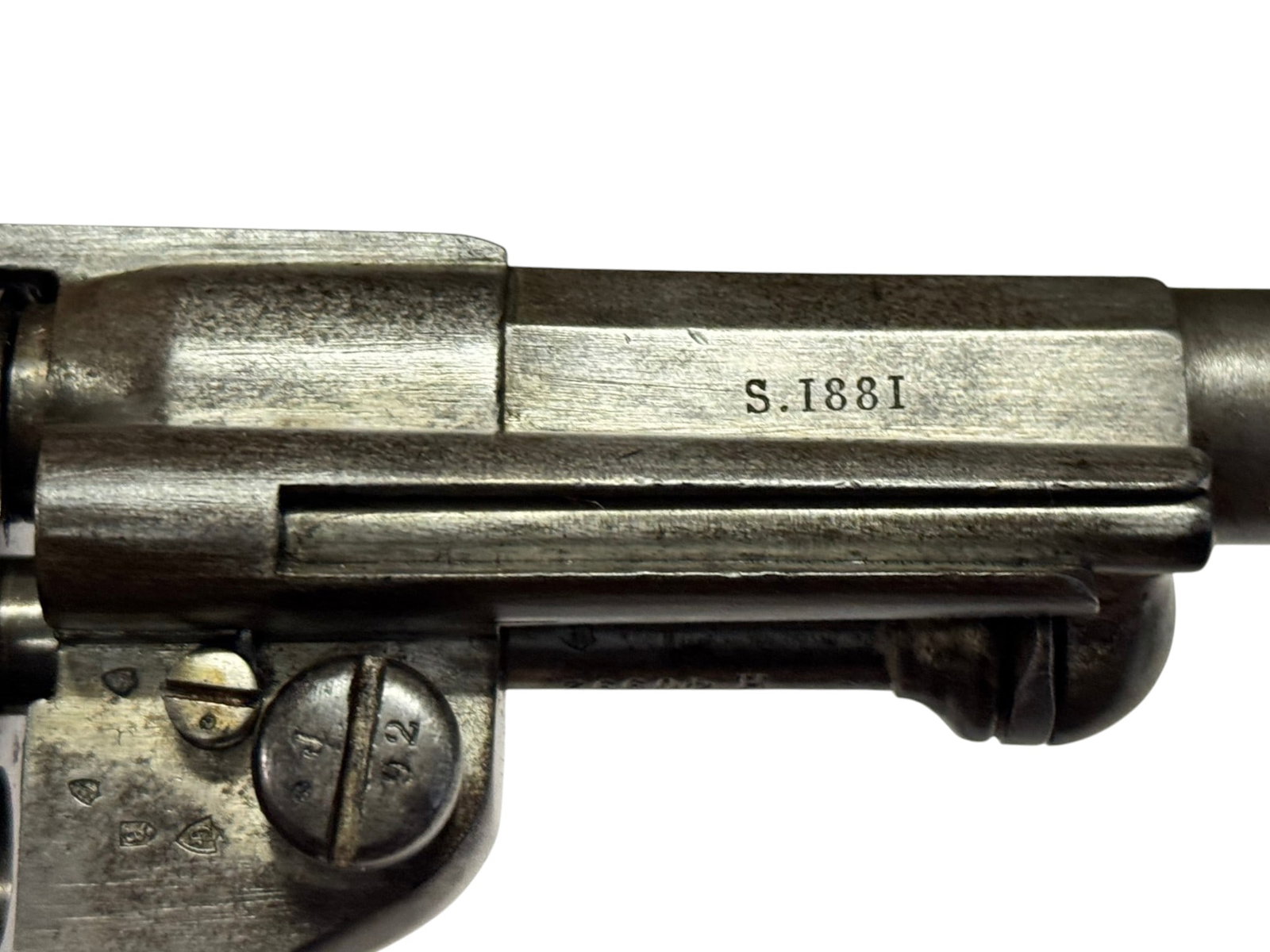 Excellent Antique 1881 St. Etienne Model 1873 11mm FRENCH Revolver - 7