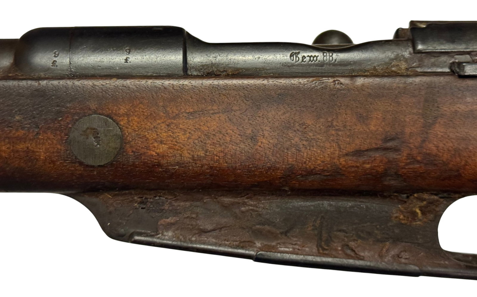 Antique Unit Marked 1891 Danzig Gewehr 88/05 7.92x57mm Rifle in Cosmoline - No Import Mark - 4
