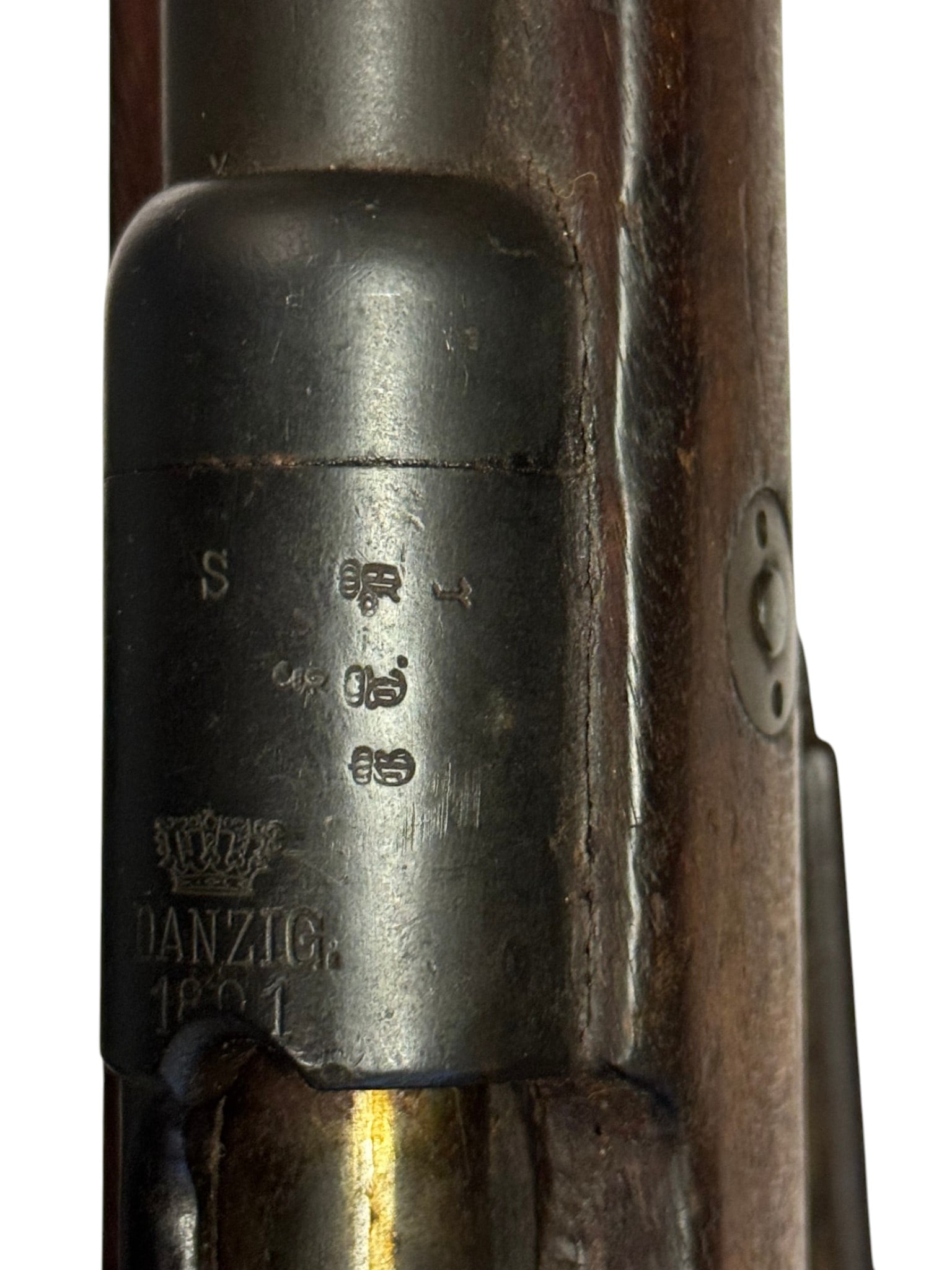 Antique Unit Marked 1891 Danzig Gewehr 88/05 7.92x57mm Rifle in Cosmoline - No Import Mark - 7