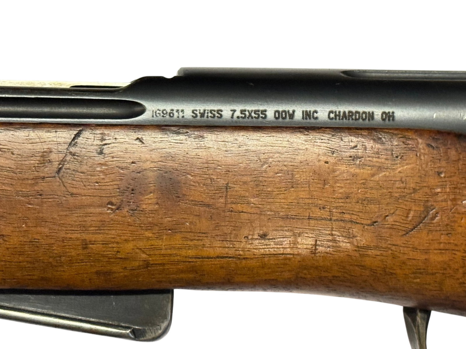 Soldier Marked WF Bern M1896/11 Schmidt-Rubin 7.5mm SWISS Straight Pull Rifle w/ Matching Mag - 3