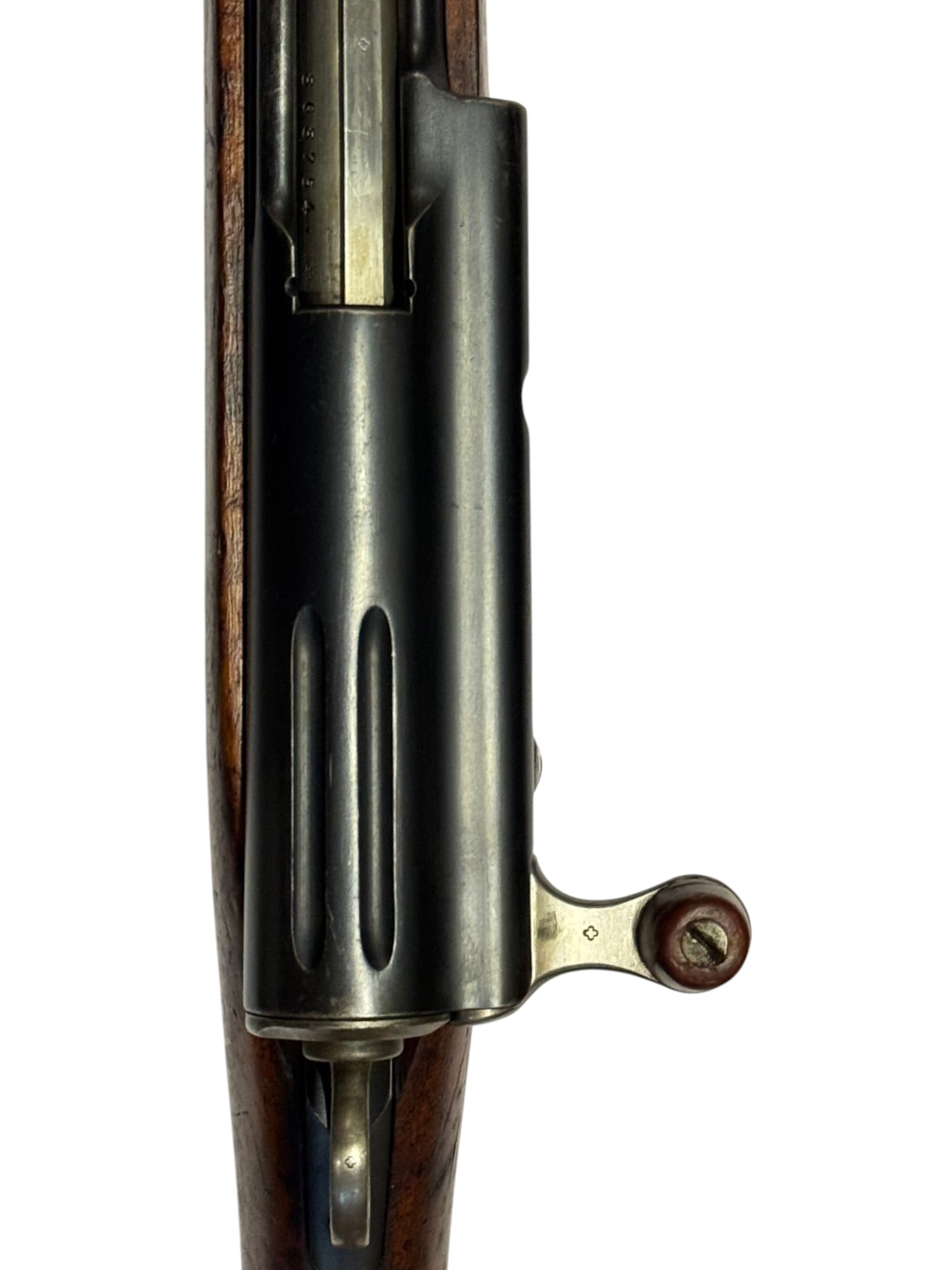 Soldier Marked WF Bern M1896/11 Schmidt-Rubin 7.5mm SWISS Straight Pull Rifle w/ Matching Mag - 8