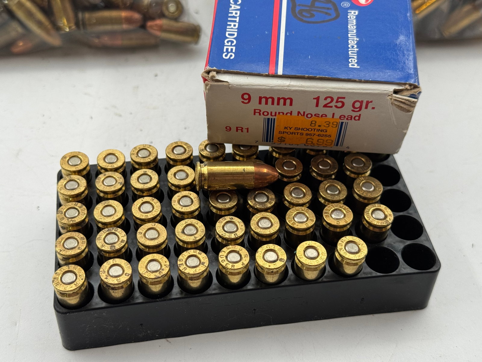 10.0lbs of 9MM Reloads & Components - 2