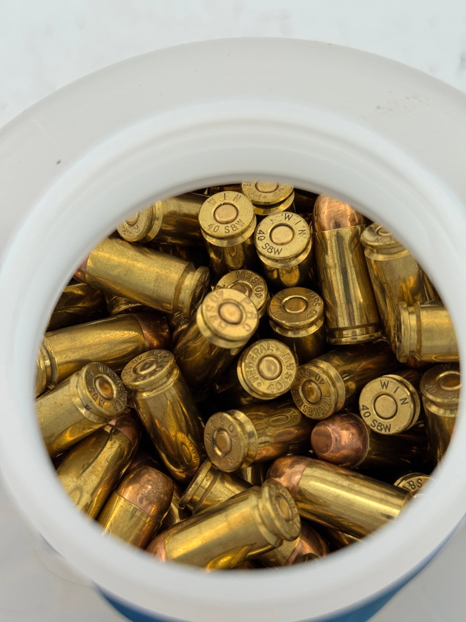 19.2lbs of Reloaded .40 S&W Ammunition - 2