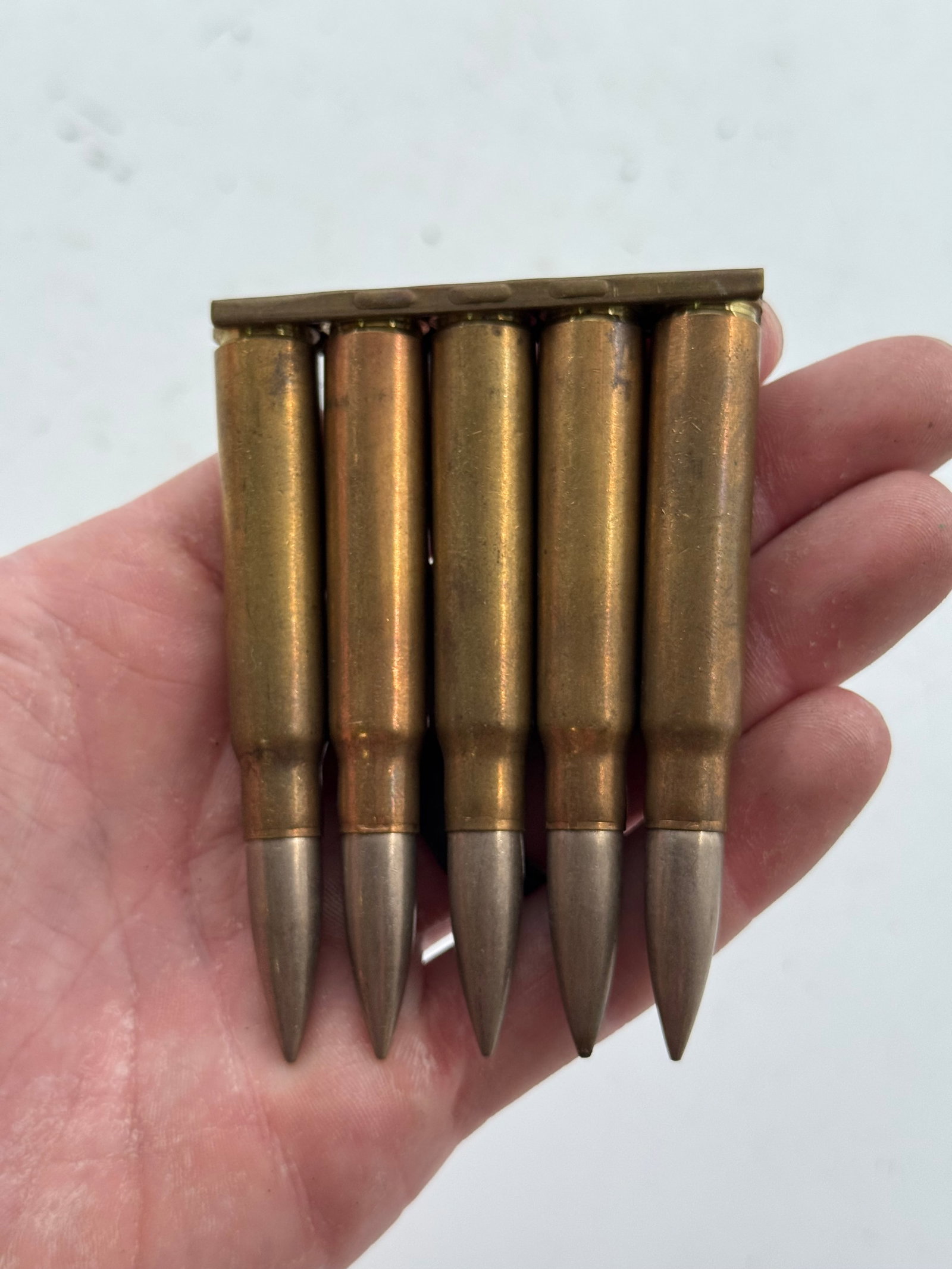 100rds of Turkish 8mm Mauser Ammunition on Stripper Clips - 2