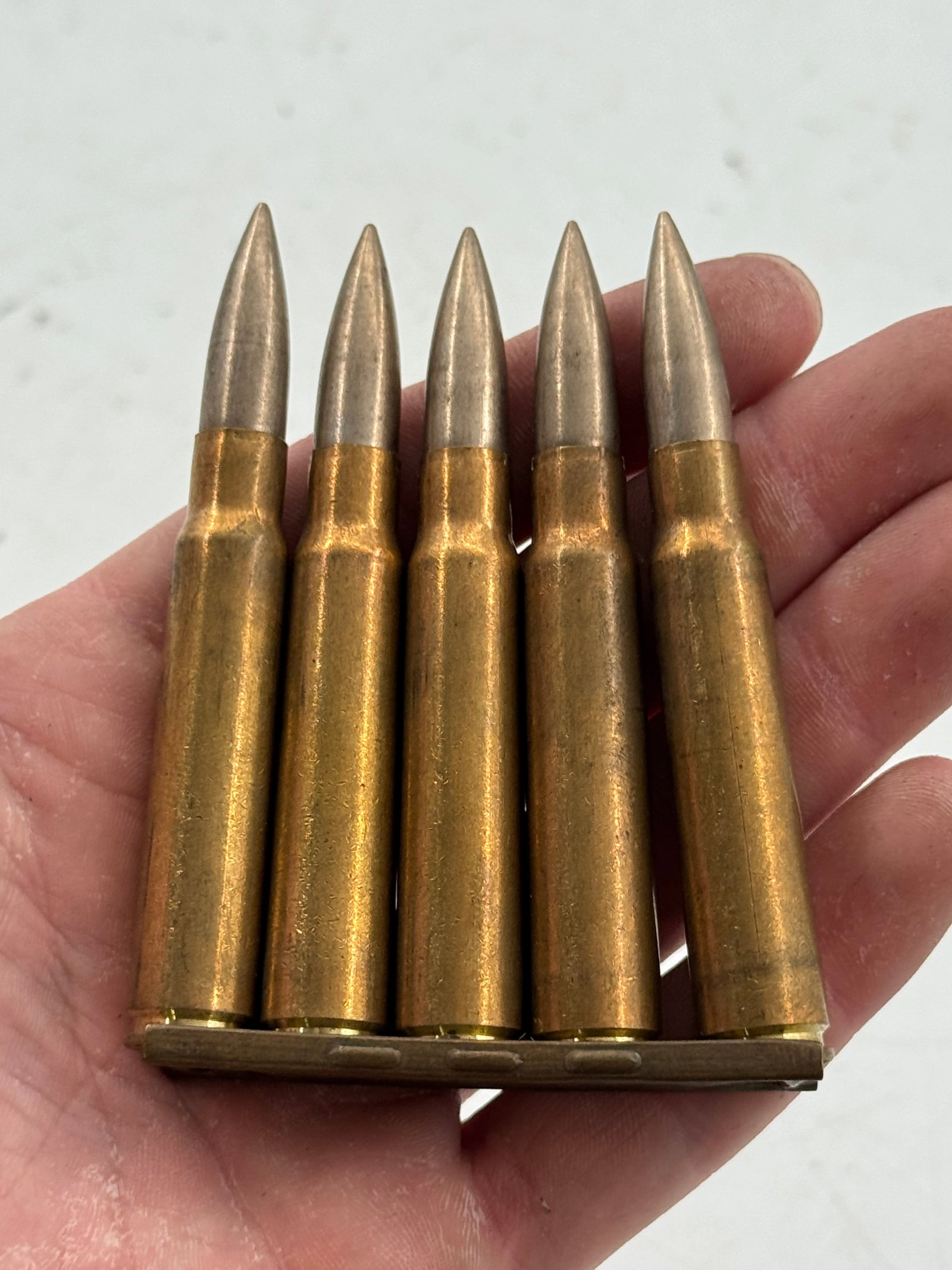 100rds of Turkish 8mm Mauser Ammunition on Stripper Clips - 2