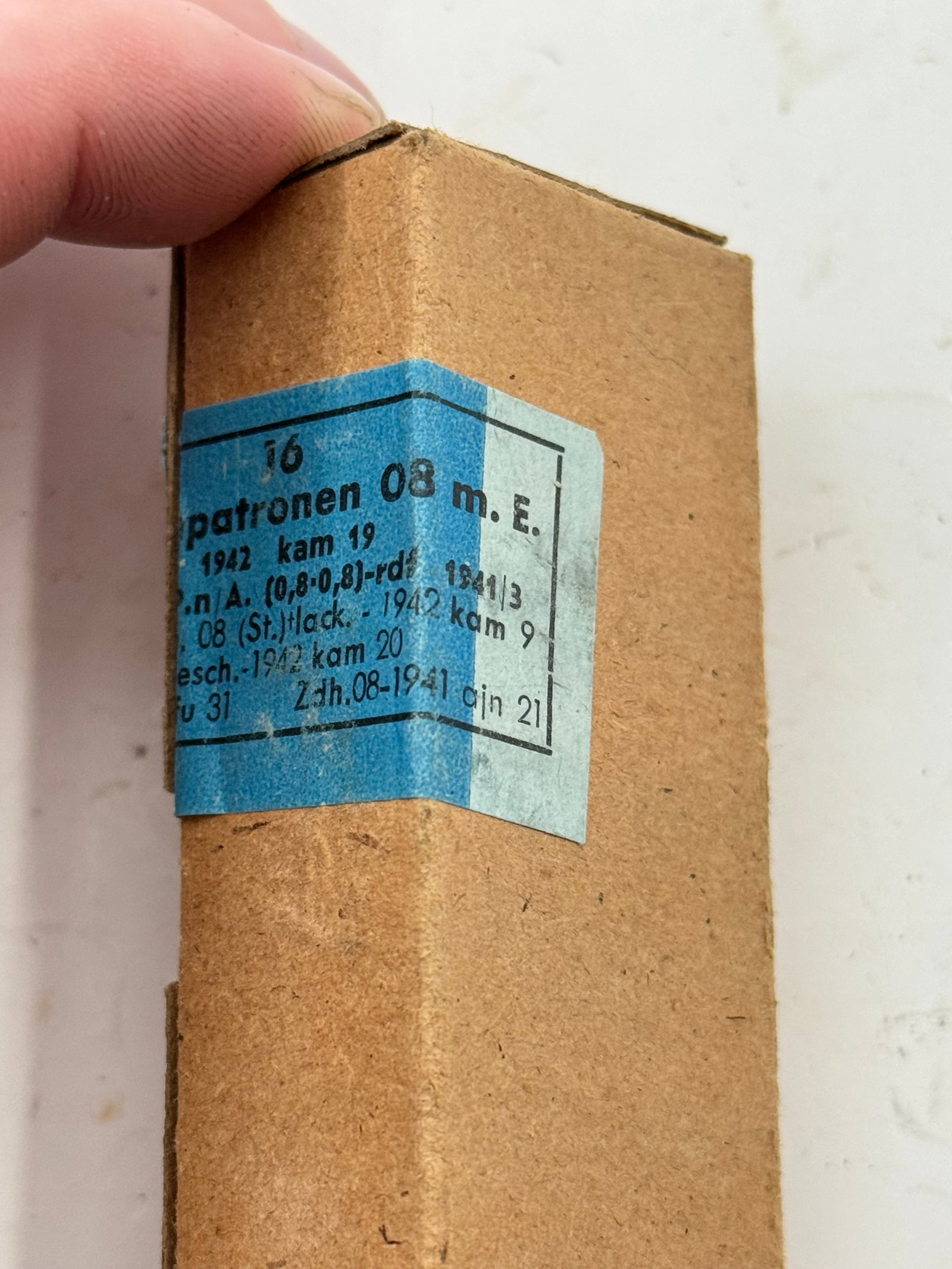 16rds. of Original German WWII 1942 9mm Luger Collectible Ammunition - 4