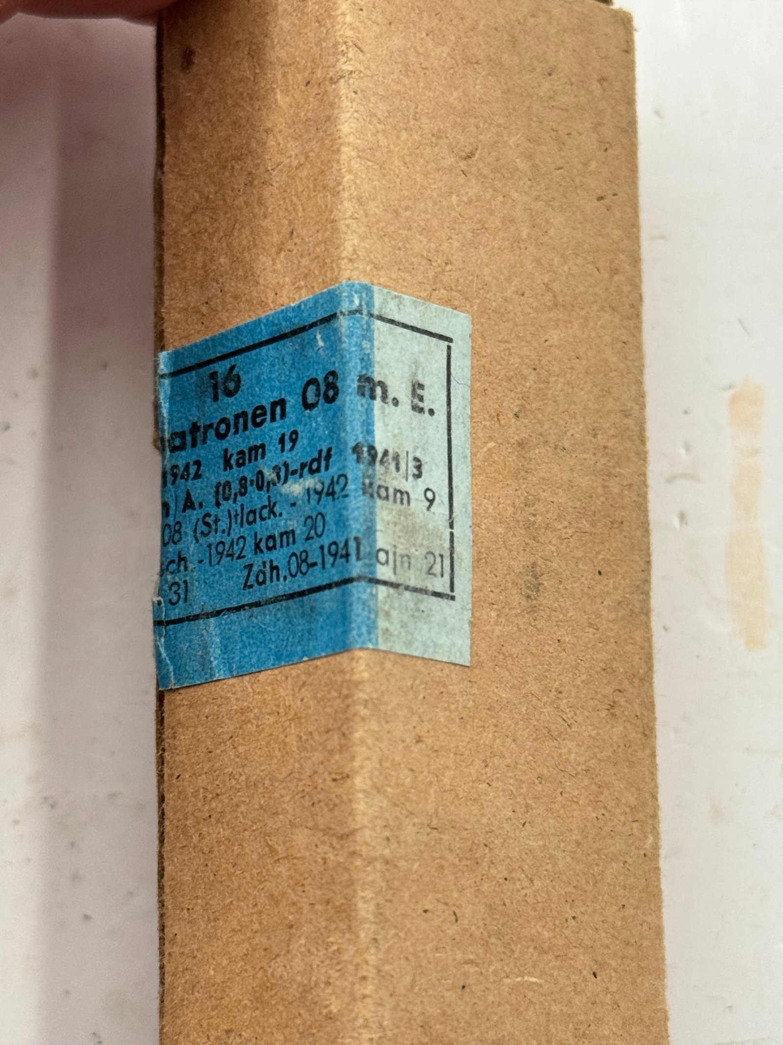 16rds. of Original German WWII 1942 9mm Luger Collectible Ammunition - 4