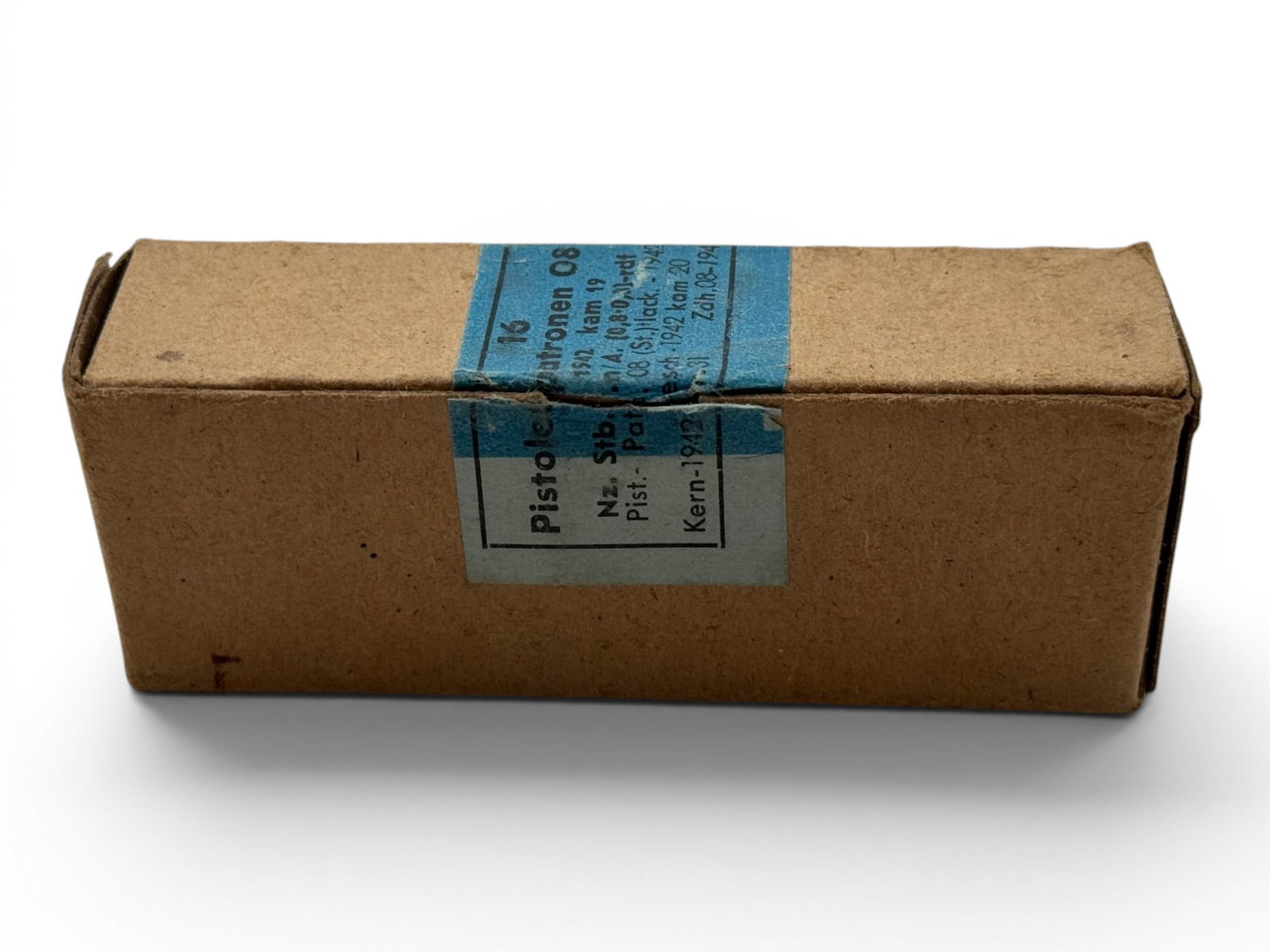 16rds. of Original German WWII 1942 9mm Luger Collectible Ammunition - 5