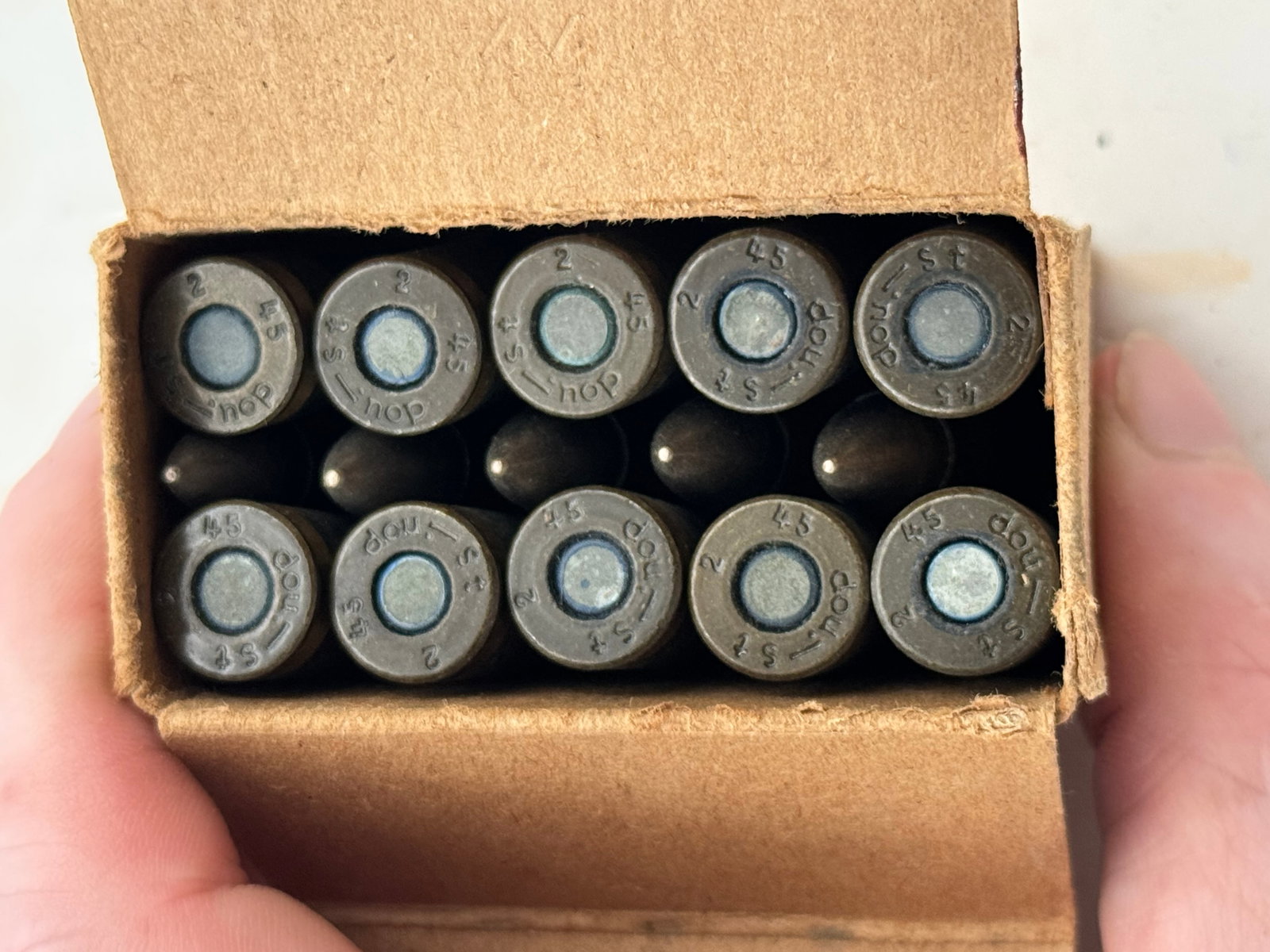 RARE Collectible 15rds. of German WWII MP44 7.92x33mm (8mm KURZ) Ammunition - 2