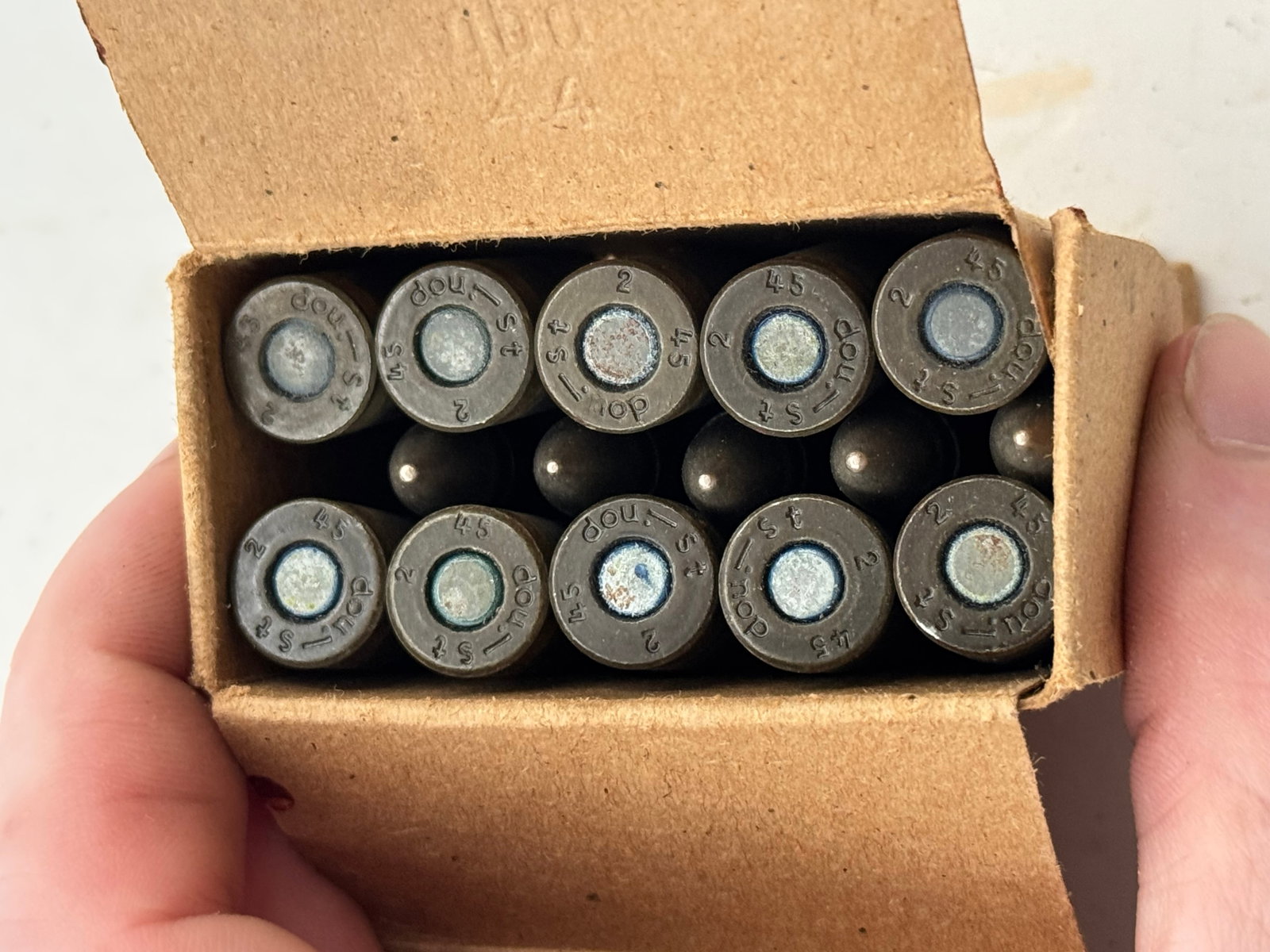 RARE Collectible 15rds. of German WWII MP44 7.92x33mm (8mm KURZ) Ammunition - 2