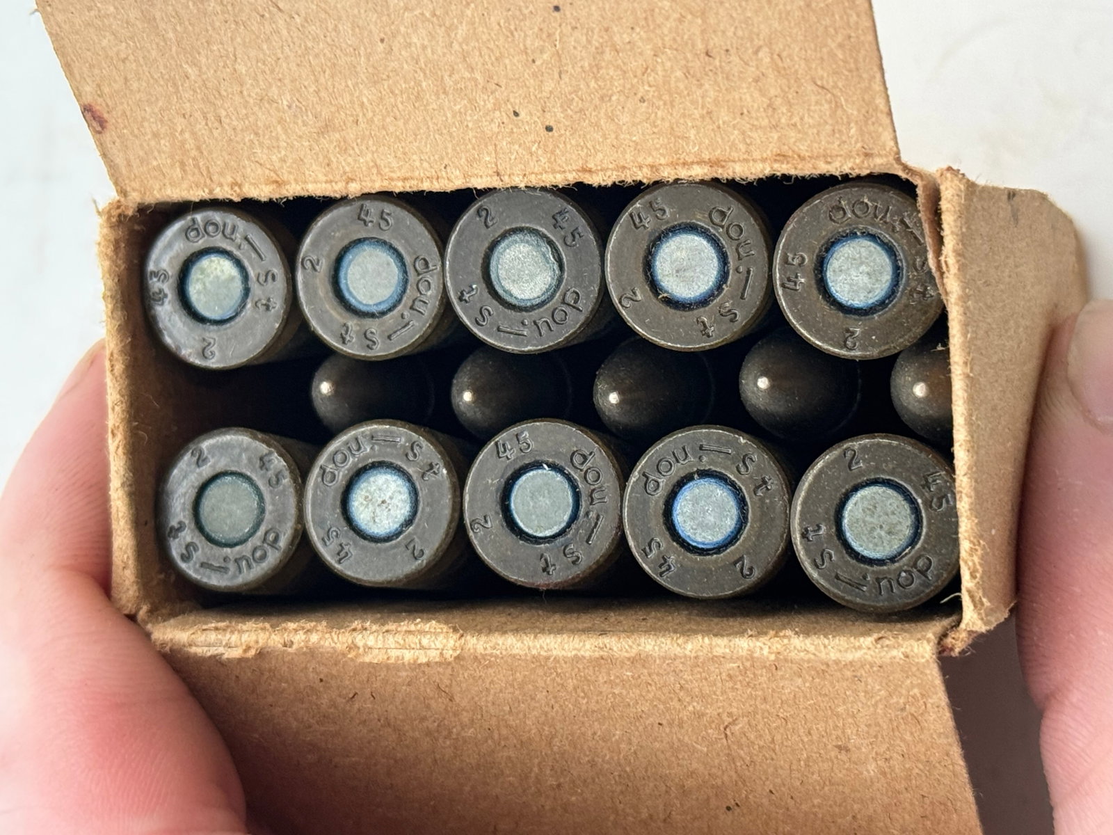 RARE Collectible 15rds. of German WWII MP44 7.92x33mm (8mm KURZ) Ammunition - 2
